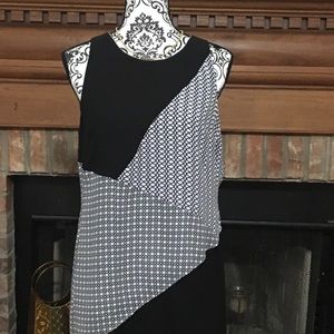 White House Black Market Asymmetrical Blouse